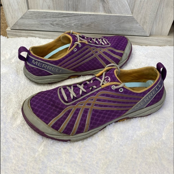 MERRELL Vibram Performance Shoe Purple Size 10.5 - Picture 4 of 9